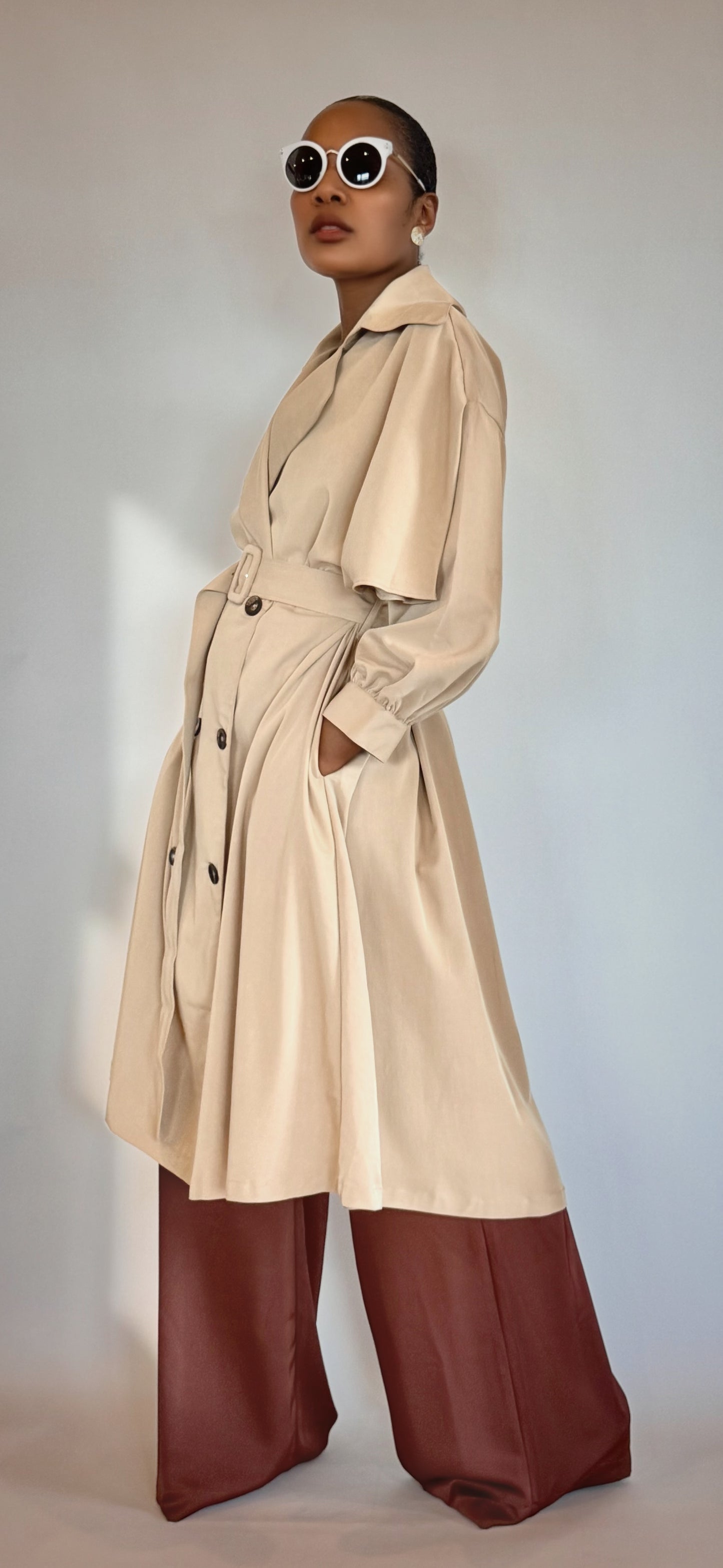 Hazel Trench Coat Dress